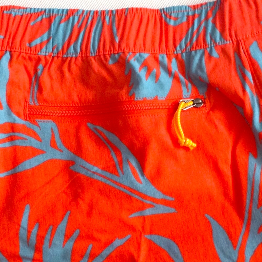 The North Face Women's Coral & Light Blue Printed Board Shorts - Picture 8 of 8